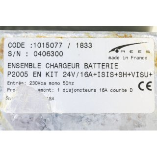 AEES 1015077/1833 ENSEMBLE CHARGEUR BATTERIE -Gebraucht/Used