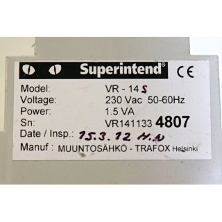 Superintend VR-14S Messgrerte -Gebraucht/Used