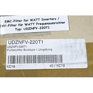 Schaffner UDZNFV-220T1 FU-Netzfilter -Neu/OVP