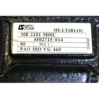 Leroy Sommer Multibloc MB 2201 M00C Motor reducer -unused-
