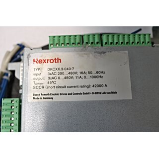 REXROTH DKC02.3-040-7-FW R911289001 -used-