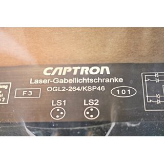 CAPTRON OGL2-264/KSP46 Laser-Gabellichtschranke 2 St./Krt. -OVP/unused-