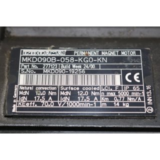 Indramat  PMM MKD090B-058-KG0-KN  rpm5000 -Gebraucht/Used