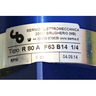 BERNIO R80A F63 B14 1/4 Getriebe i=4 -unused-