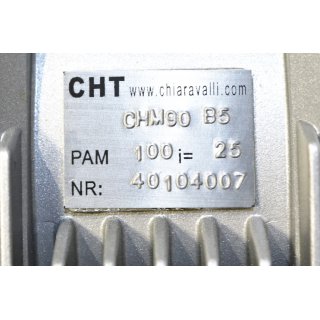 CHIARAVALLI Schneckengetriebe CHM90B5 PAM: 100i:25-Neu