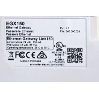 SCHNEIDER Electric Ethernet Gateway EGX150 - Neu