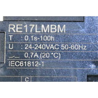 Telemecanique RE17LMBM- Neu