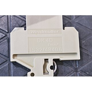 Weidmller DK 4 D 048406 Durchgangs-Reihenklemme 100 St/Karton -OVP/unused-