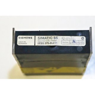 SIEMENS Simatic S5  Speichermodul 6ES5375-0LC11 Version2 -Gebraucht/Used