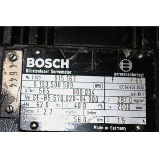 BOSCH Servomotor SE-B5.570.020-04.000 -Gebraucht/Used