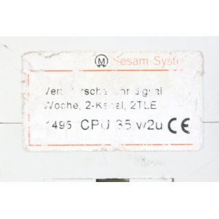 Sesam System Zeitschaltuhr CPU35 2u- Gebraucht/Used