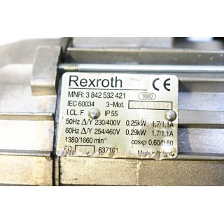 Rexroth Drehstrommotor 3.842.532.421 -Gebraucht/Used
