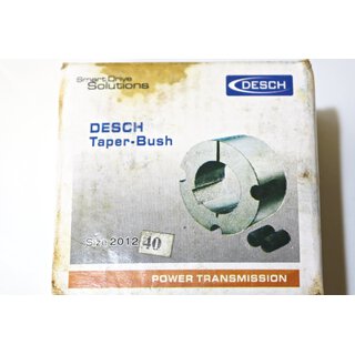 Desch Taper-Bush Size 2012 Bohrung 40 mm -OVP/unused-