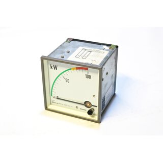 SIEMENS  Wattmeter 1901.403  Leistungsmesser 0-100kW -Neu