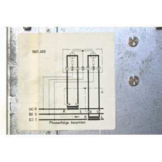 SIEMENS  Wattmeter 1901.403  Leistungsmesser 0-100kW -Neu
