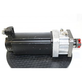 Rexroth 3~ Motor MSK061C-0600-NN-UG1-NNNN  rpm6000 +Getriebe -Gebraucht/Used