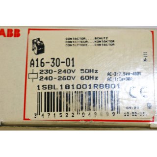 ABB  Schutz A16 -30-10 -Neu/OVP