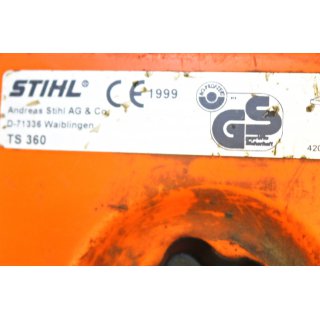 Stihl TS 360 Motorflex -Gebraucht/Used
