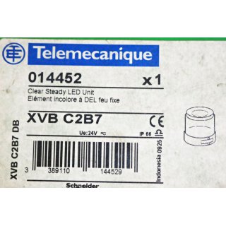 Telemecanique 014452 XVB C8B7 Clear Steady LED UNIT-NEU/OVP
