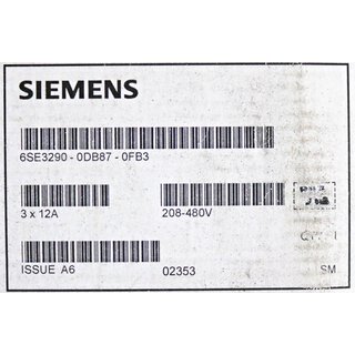 Siemens 6SE3290-0DB87-0FB3 Unterbaufilter -OVP/unused-