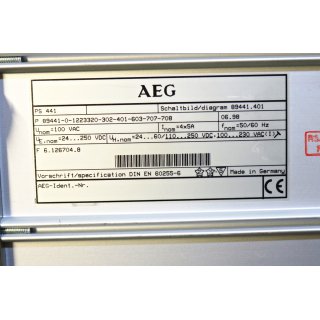 AEG PS441 berstromzeitschutz- Gebraucht/Used