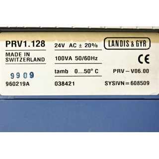 Landis & Staefa PRV1.128- Gebraucht/Used