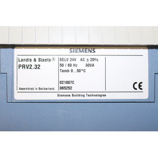 SIEMENS AG Landis & Staefa PRV2.32- Gebraucht/Used