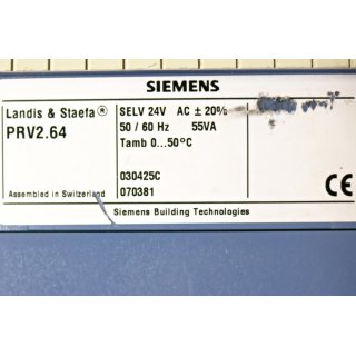 SIEMENS AG Landis & Staefa PRV2.64- Gebraucht/Used