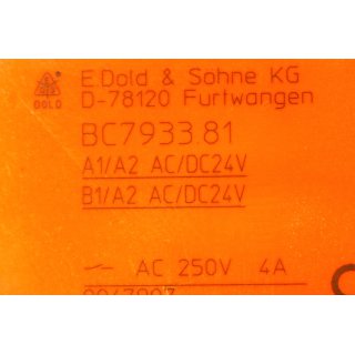 E. Dold & Shne BC7933 81- Gebraucht/Used