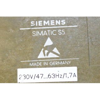 SIEMENS SIMATEC S5 Digitales Modul- Gebraucht/Used