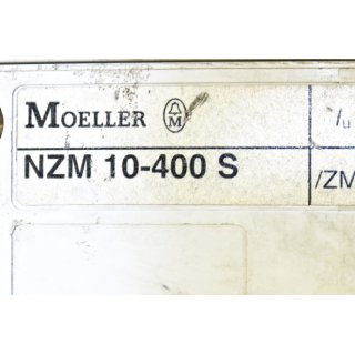 MOELLER KLCKNER NZM 10-400 S -Gebraucht/Used