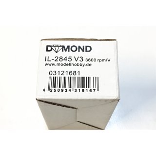 DYMOND IL-2845 V3  Innenlufer Motor 3600 rpm/V -Neu/OVP