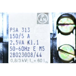 3x PAN PSA313 Stromwandler- NEU/OVP