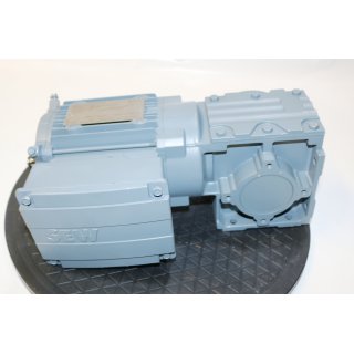 SEW 3~Motor WF30/II2GDEDRS71M4/3GD/KCC/AL+Getriebe WF30/A/II2GD 1375rpm 0,37 kW -Neu