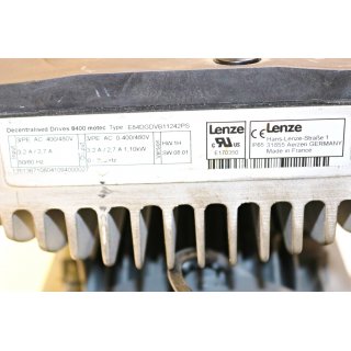 Lenze 3~Motor E84DGDVB11242PS + Inverter M55AP090L045EFECT- Gebraucht/Used
