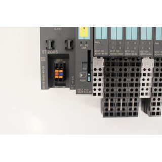 Siemens 6ES7151-3BA23-0AB0 + 6 Module -used-