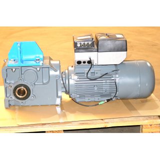 Lenze 3~Motor M55AP132M045EFECT + Inverter E84DGDVC7524PS- Gebraucht/Used