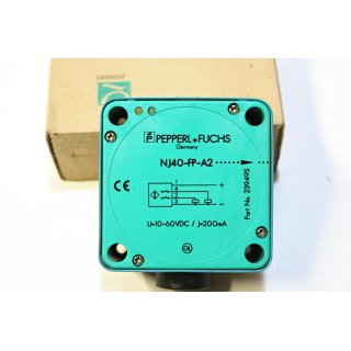PEPPERL &FUCHS  Typ NJ40-FP-A2-B1-P1 Induktiver Nherungsschalter Sensor  -Neu/OVP