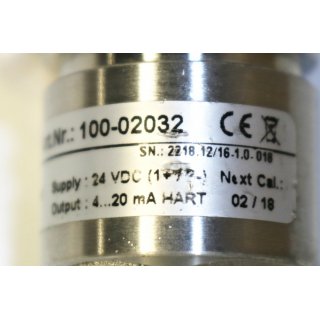 STULZ Sensor Typ 1102535, Pt 100 DIN -Gebraucht/Used