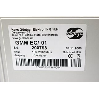 Gntner GMM EC/01 Motor Management Steuergert -unused-