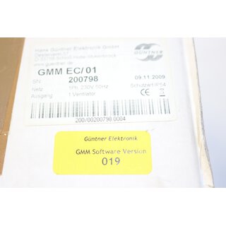 Gntner GMM EC/01 Motor Management Steuergert -unused-