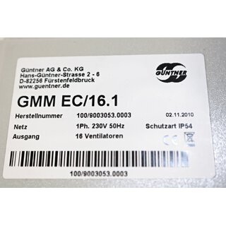 Gntner GMM EC/16.1 Motor Management Steuergert -unused-