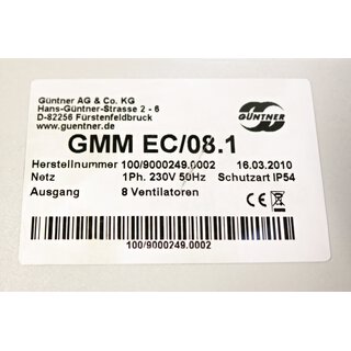 Gntner GMM EC/08.1 Motor Management Steuergert -unused-