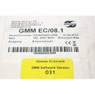 Gntner GMM EC/08.1 Motor Management Steuergert -unused-