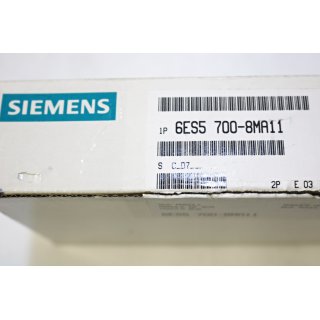 Siemens Simatic Busmodule S5 6ES5 700-8MA11 -Unused