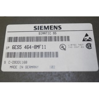 Siemens Simatic S5 6ES5 484-8MF11 -Unused