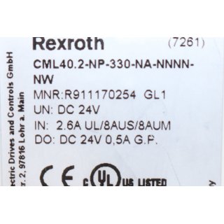 Rexroth CML40.2-NP-330-NA-NNNN-NW- Gebraucht/Used