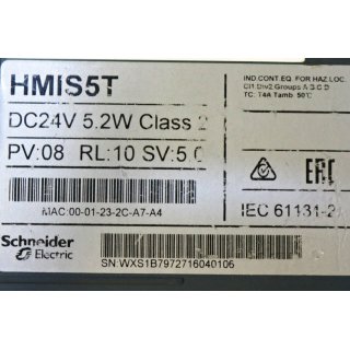 Schneider Electric Magelis Panel HMIS65+HMIS5T -Gebraucht/Used