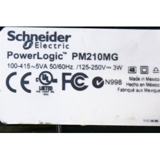 Schneider Electric Power Logic PM210MG  -Gebraucht/Used