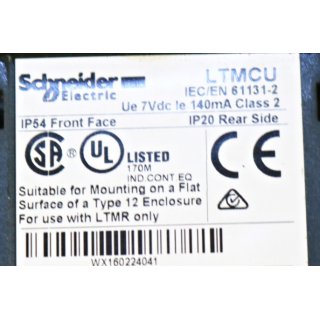 Schneider Electric  Front Face LTMCU  -Gebraucht/Used
